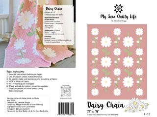 Load image into Gallery viewer, Pattern, Daisy Chain Quilt by My Sew Quilty Life (digital download)
