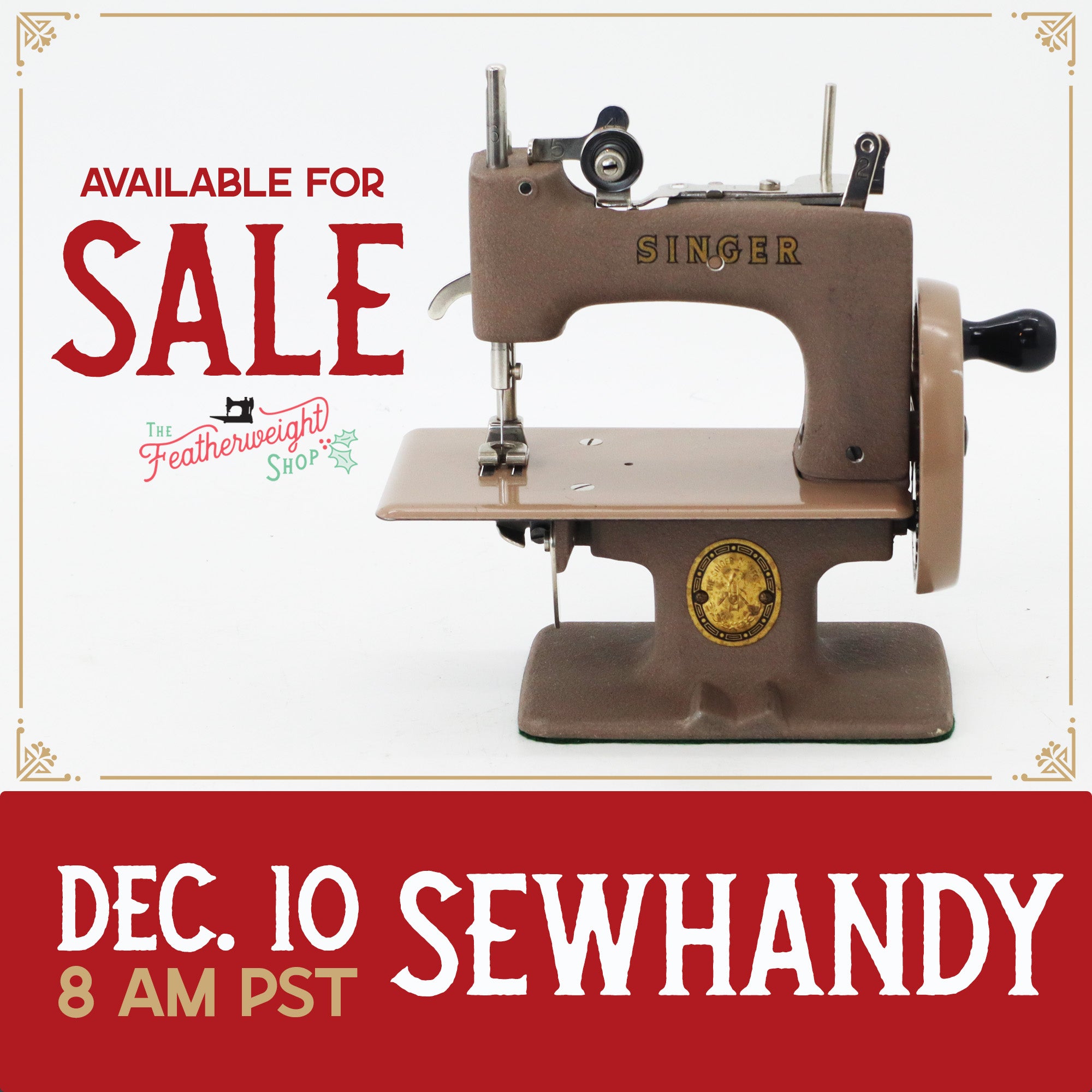 Singer Sewhandy Model 20, Warm Taupe - Holiday Faire, 2024