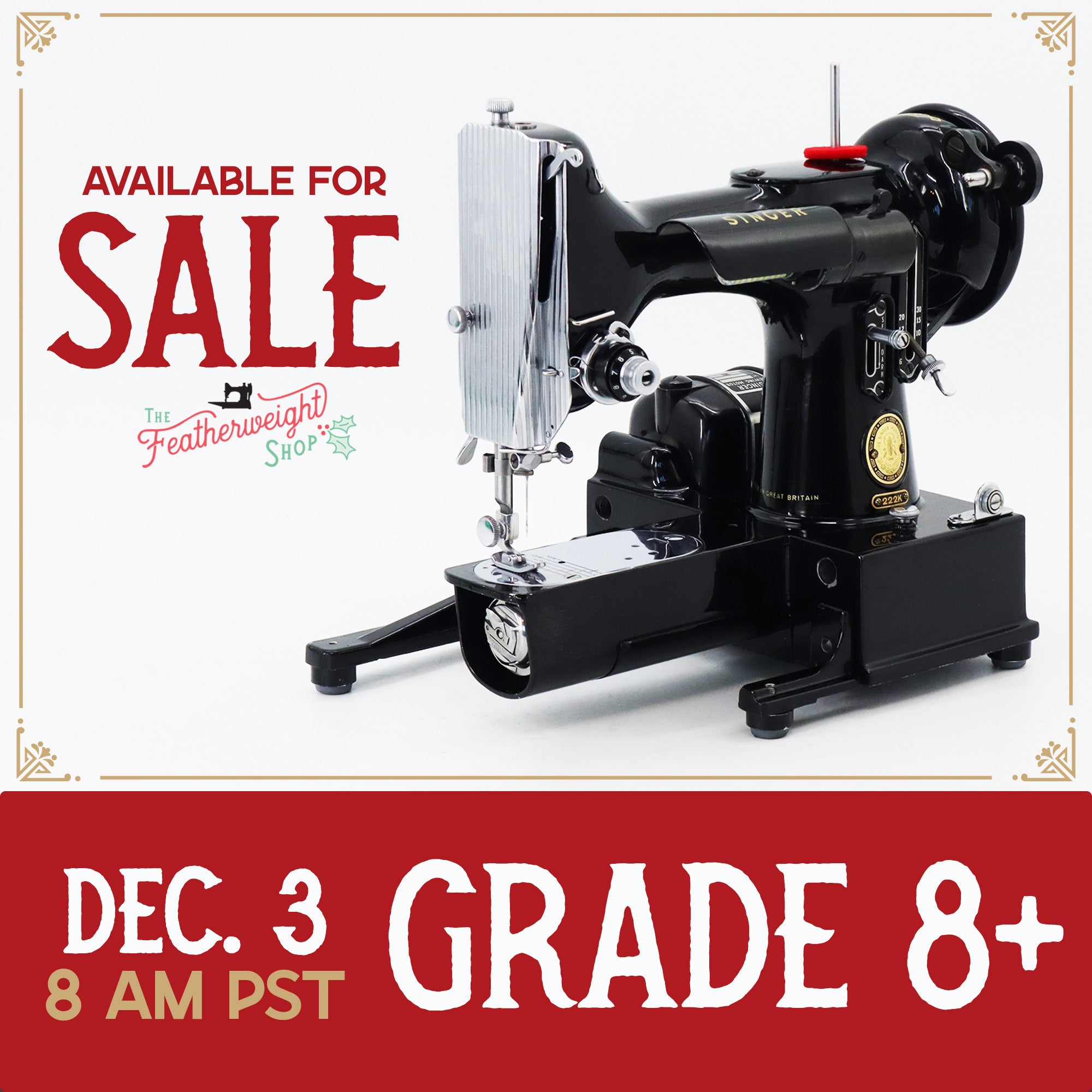 Previously Sold Singer Featherweight 222 Machines – The