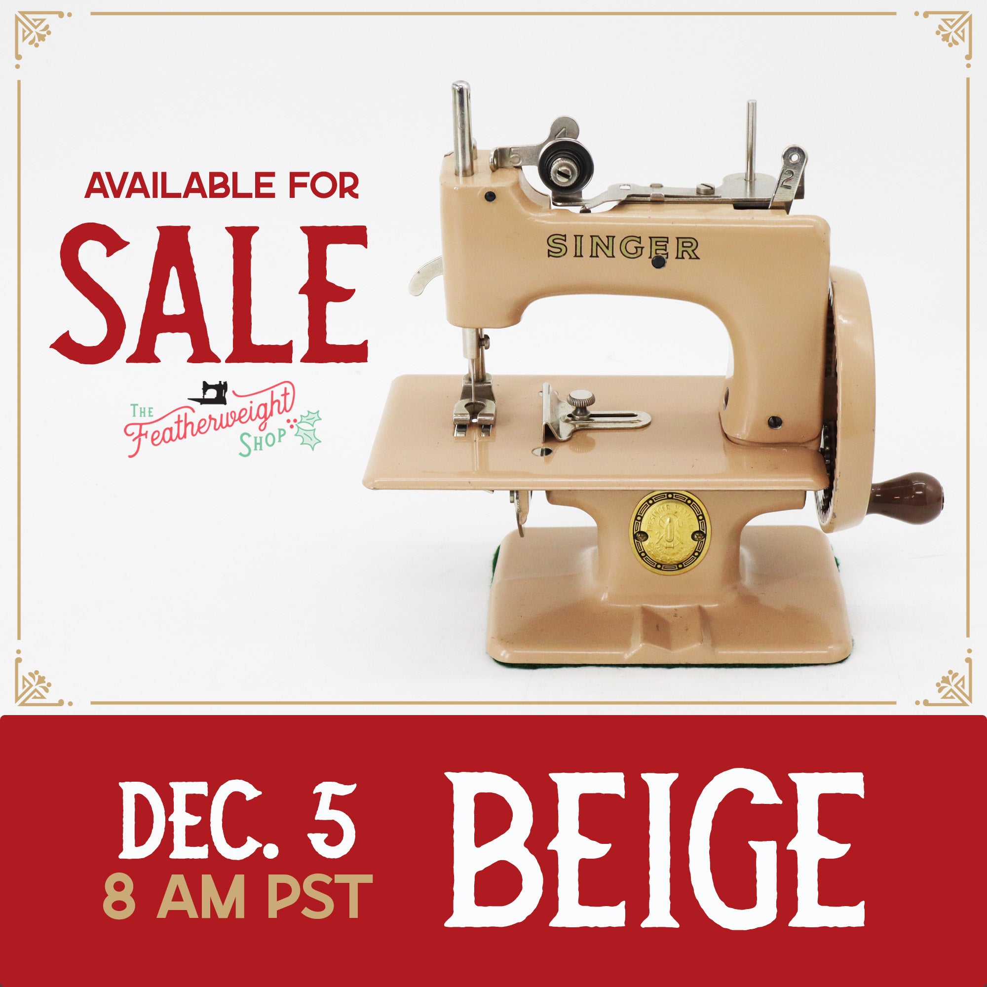 Singer Sewhandy Model 20-10, Beige - Holiday Faire, 2024