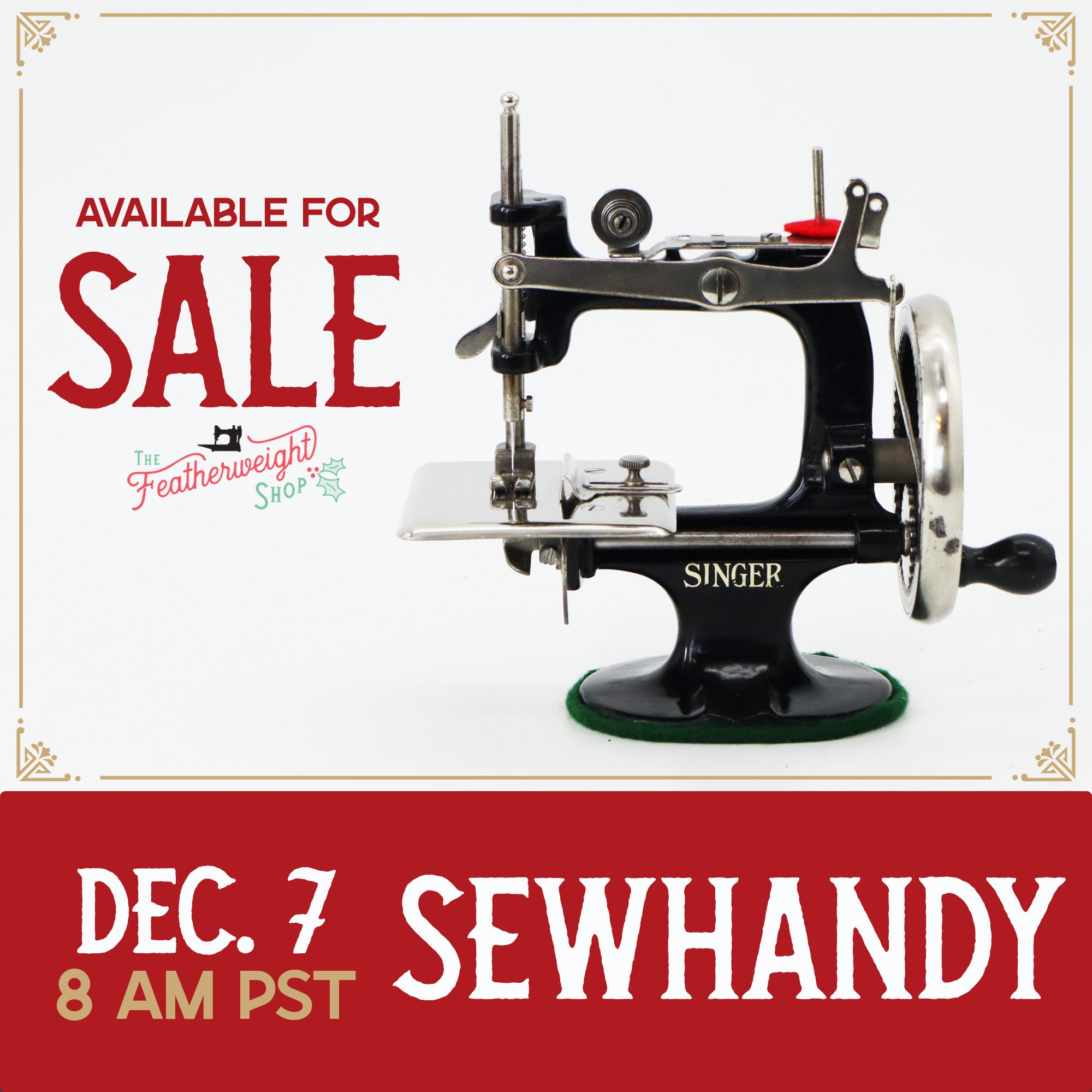 Singer Sewhandy Model 20, Black - Holiday Faire, 2024