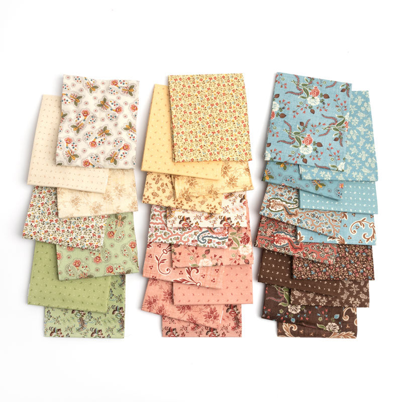 Fabric, Dinah's Delight by Betsy Chutchian - FAT QUARTER BUNDLE