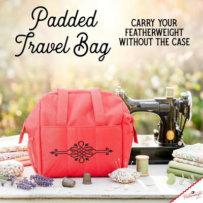 BAG, Padded TRAVEL fits Singer Featherweight 221 & 222 - BLACK