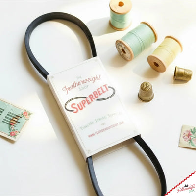SUPERBELT, Black V-Belt for Singer Featherweight 221 or 222