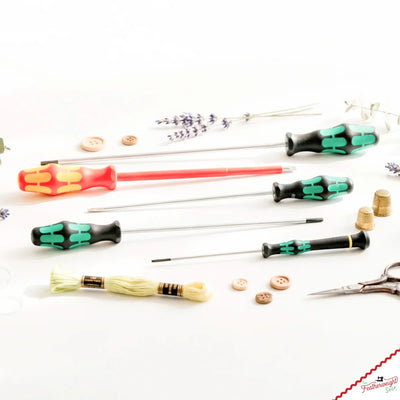 SCREWDRIVER, Wera MAINTENANCE SET of THREE (3), Safety, Long, & Small
