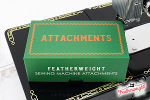 Attachments Box EMPTY, Singer Featherweight