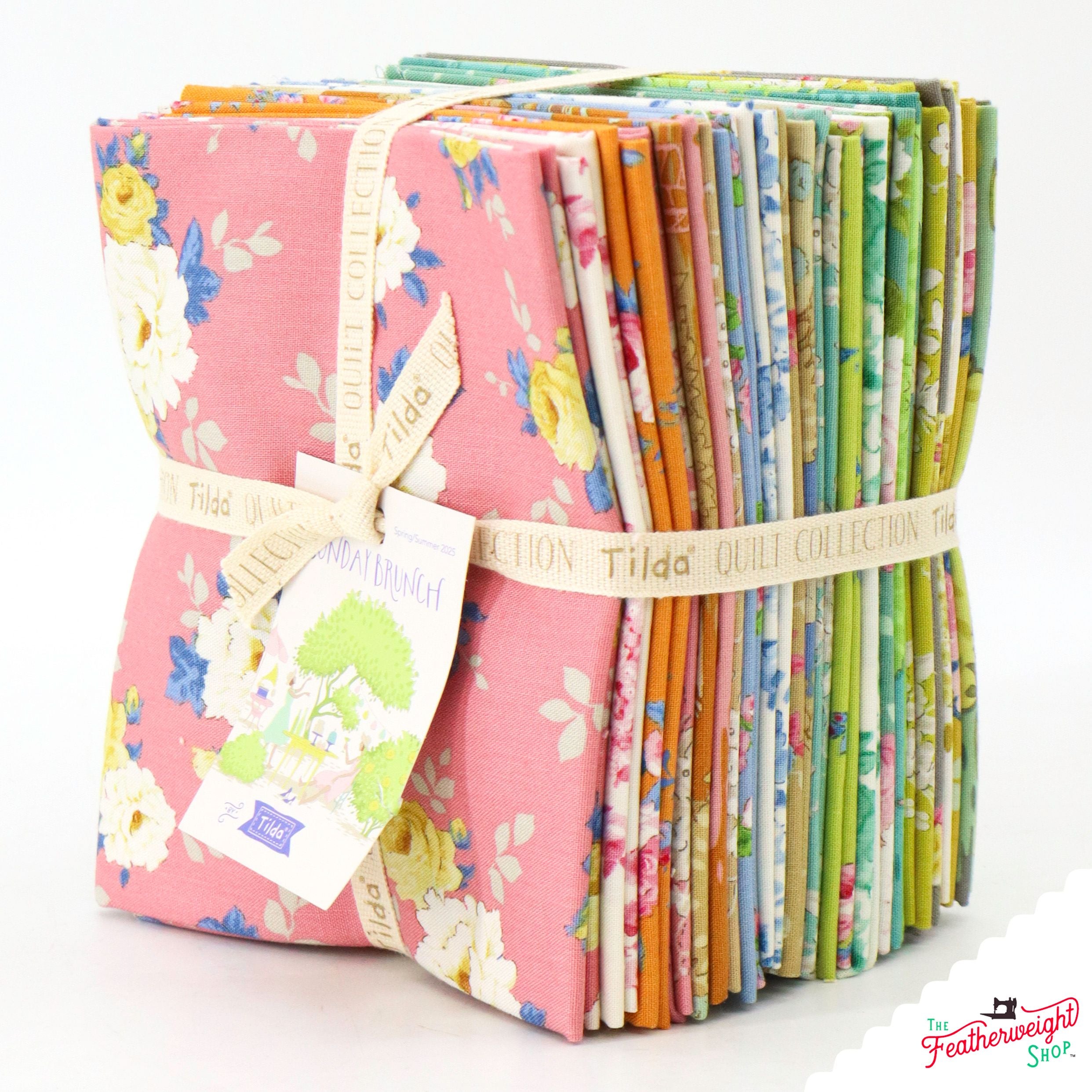 Fabric, Sunday Brunch Collection by Tilda - FAT QUARTER BUNDLE