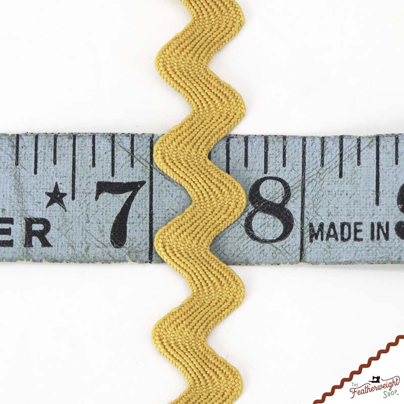 5/8" Inch MARIGOLD Vintage Trim Large RIC RAC by Lori Holt (by the yard)