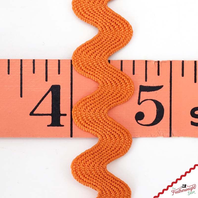 5/8" Inch PUMPKIN VINTAGE TRIM Large RIC RAC by Lori Holt (by the yard)