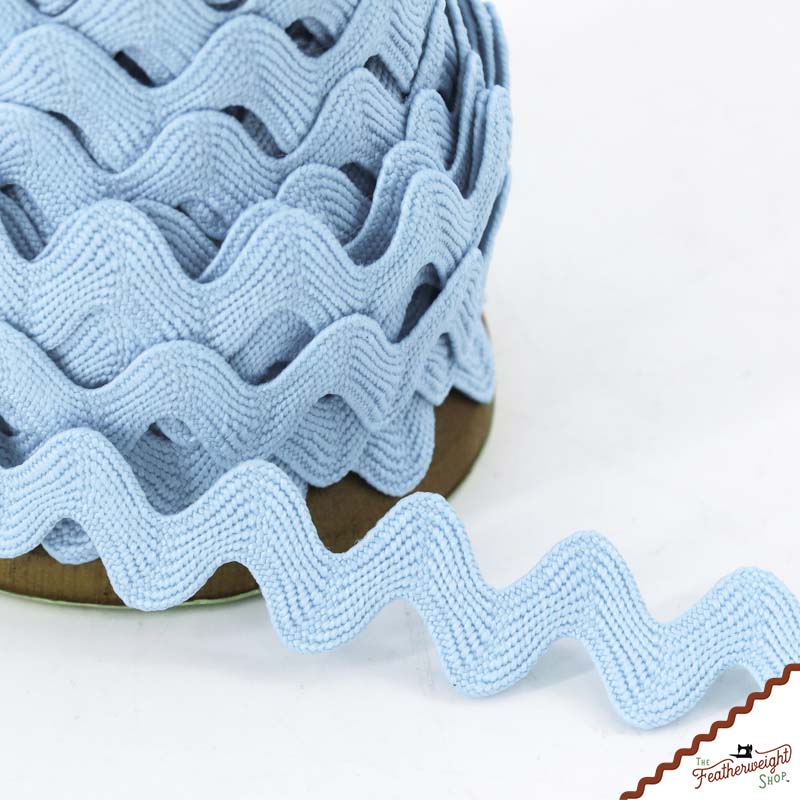 5/8" Inch RILEY AQUA VINTAGE TRIM Large RIC RAC by Lori Holt (by the yard)