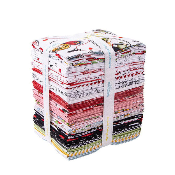 Fabric, ALL MY HEART by J. Wecker Frisch - FAT QUARTER BUNDLE