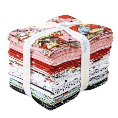 Fabric, Take Heart Valentine by J. Wecker Frisch - FAT QUARTER BUNDLE