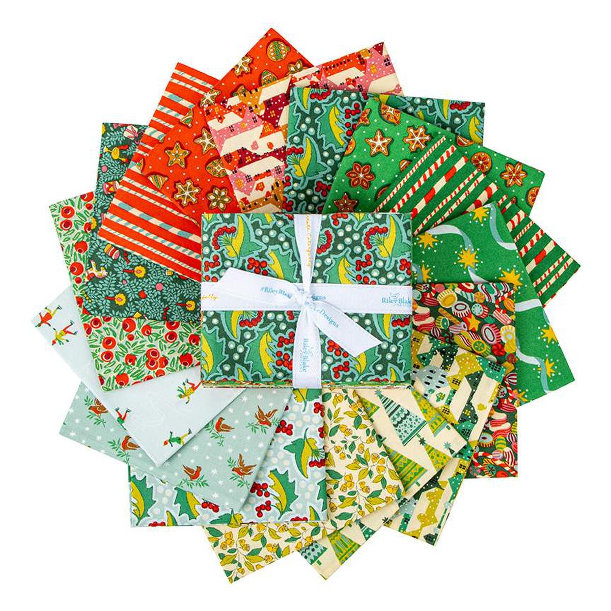 Fabric, Festive Fair by Liberty - FAT QUARTER BUNDLE