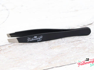 Load image into Gallery viewer, Thread Tweezers, MINI Black Featherweight Shop