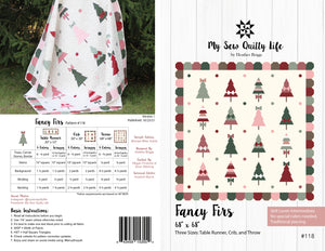 Pattern, Fancy Firs Quilt by My Sew Quilty Life (digital download)
