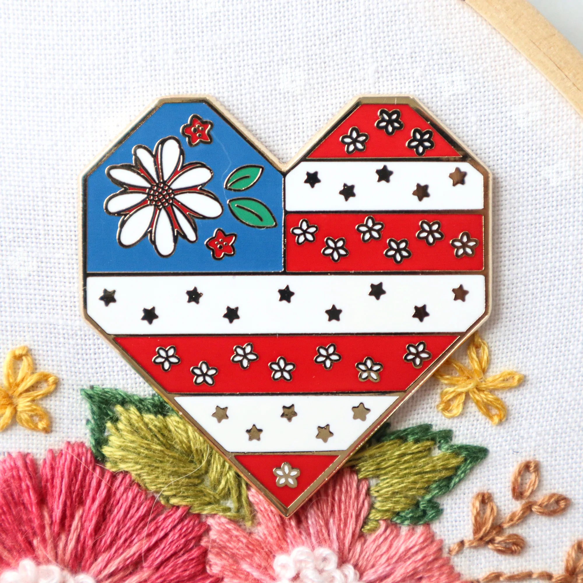 Needle Minder, SWEET FREEDOM HEART by Flamingo Toes