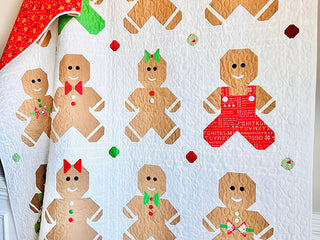 Load image into Gallery viewer, PATTERN, Ginger &amp; Jolly Gingerbread Quilt By My Sew Quilty Life