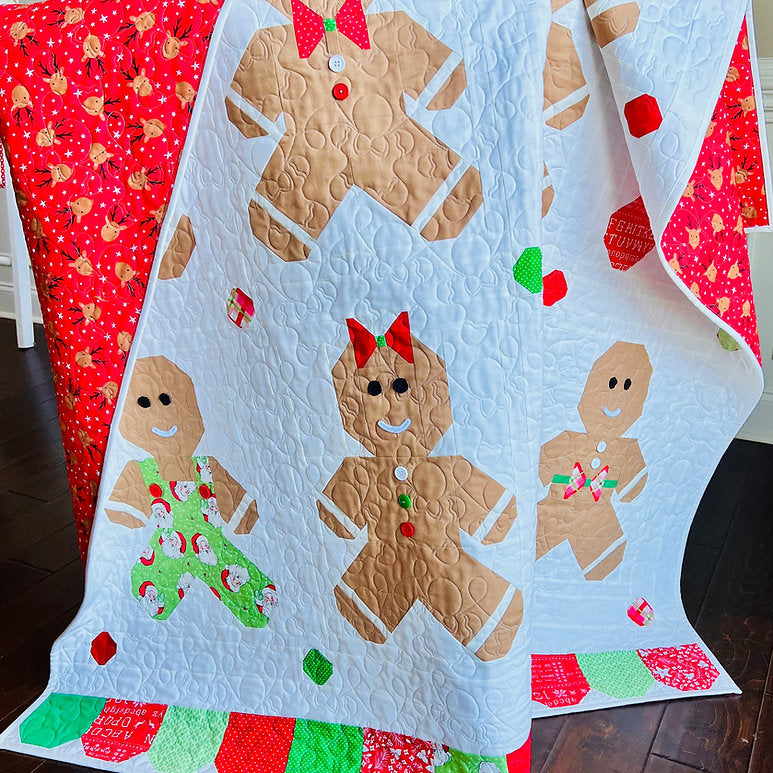 PATTERN, Ginger & Jolly Gingerbread Quilt By My Sew Quilty Life