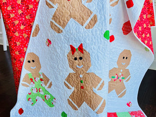 Load image into Gallery viewer, PATTERN, Ginger &amp; Jolly Gingerbread Quilt By My Sew Quilty Life
