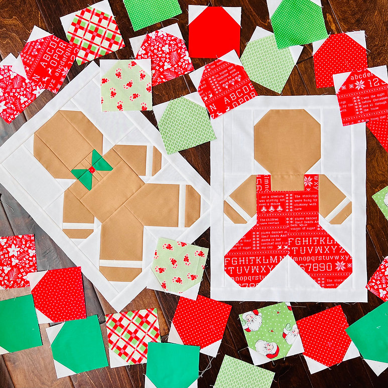 PATTERN, Ginger & Jolly Gingerbread Quilt By My Sew Quilty Life