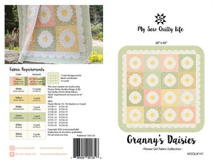 Pattern, Granny's Daisies Quilt by My Sew Quilty Life (digital download)