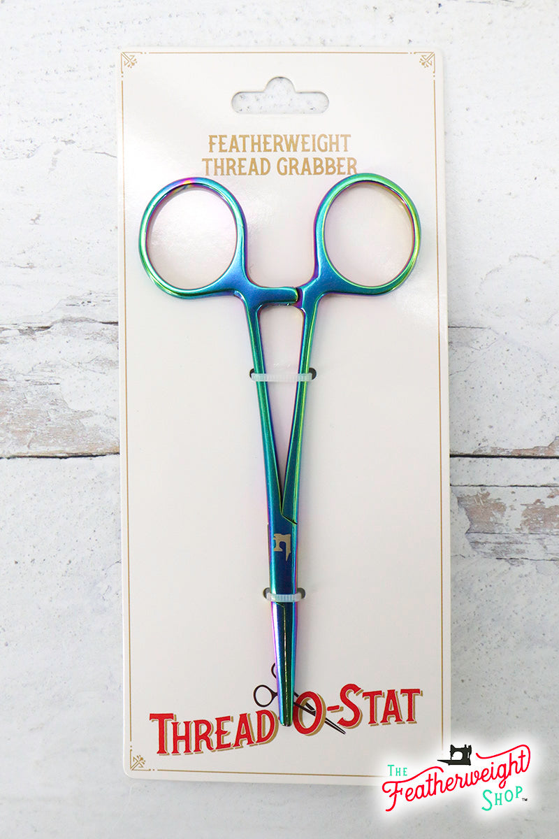 Thread-O-Stat, IRIDESCENT GREEN Featherweight Thread Grabber