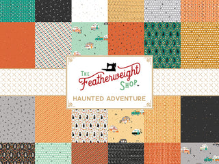 Load image into Gallery viewer, Fabric, Haunted Adventure by Flamingo Toes - FAT QUARTER BUNDLE