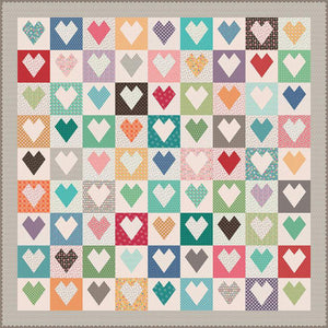 Heart Quilt Papers to Sew, 10-inch by Lori Holt