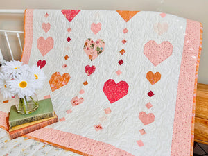 PATTERN, Heart on a String Quilt By My Sew Quilty Life