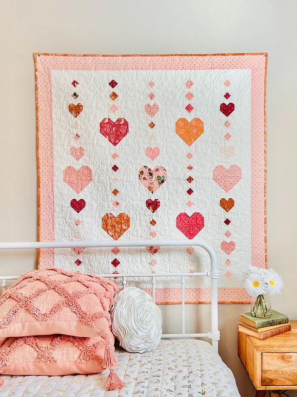 PATTERN, Heart on a String Quilt By My Sew Quilty Life