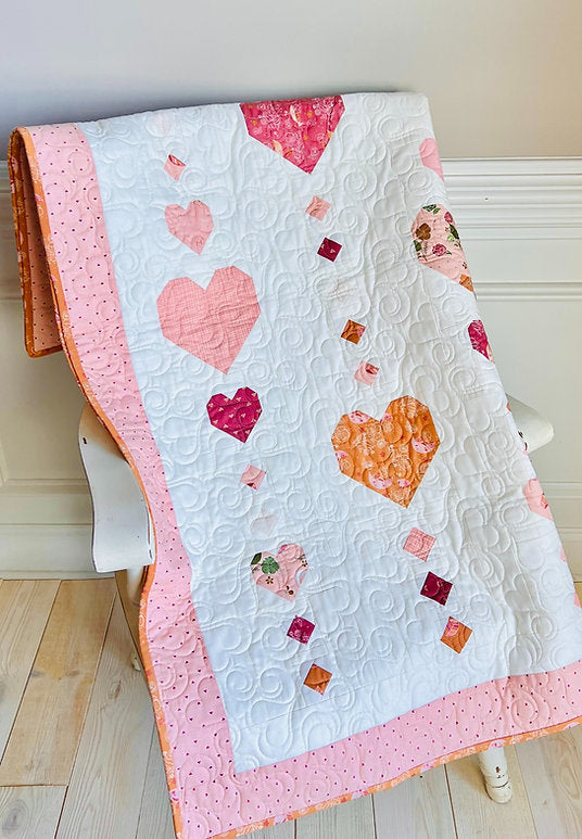 PATTERN, Heart on a String Quilt By My Sew Quilty Life