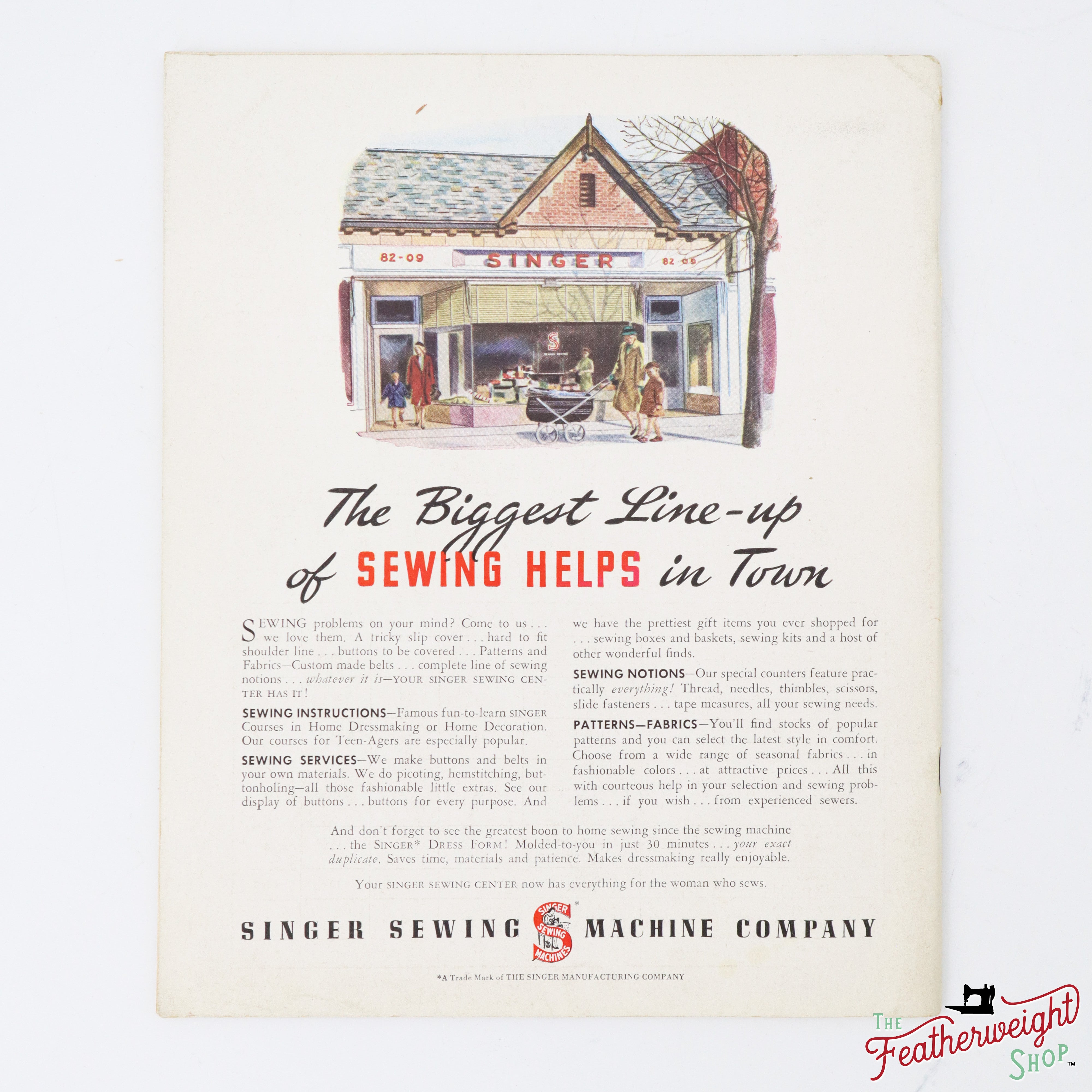 Book, Singer Home Decoration Guide (Vintage Original)