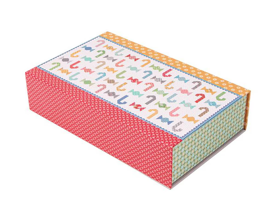 Quilt Kit, Boxed Set - Christmas Candy Canes Table Runner by Lori Holt