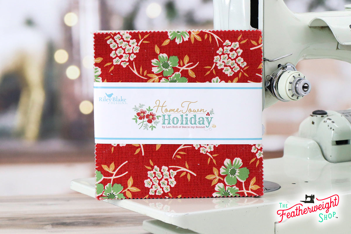 Fabric, Hometown Holiday by Lori Holt - 5-INCH STACKER