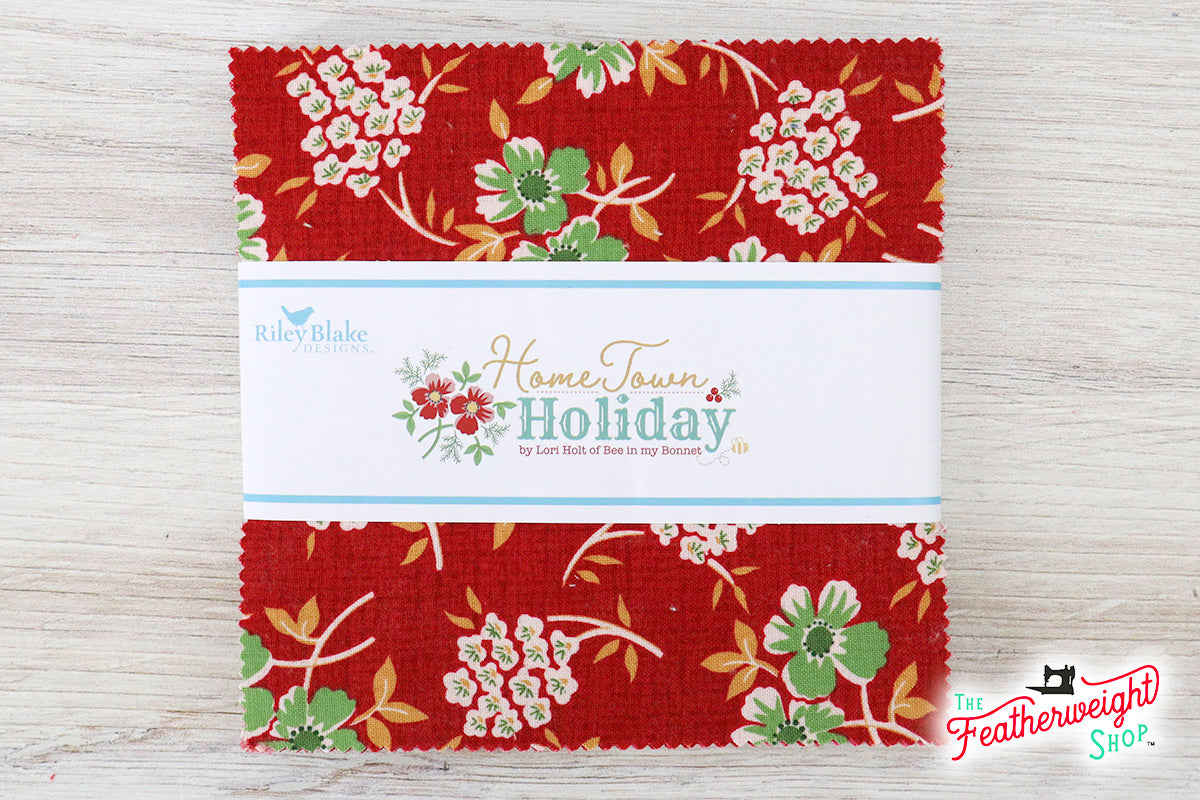 Fabric, Hometown Holiday by Lori Holt - 5-INCH STACKER