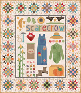 Sew Simple Shapes, AUTUMN SCARECROW by Lori Holt of Bee in My Bonnet