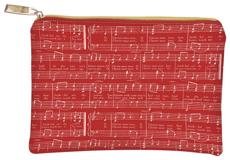 Bag, Christmas Sheet Music Glam Zipper