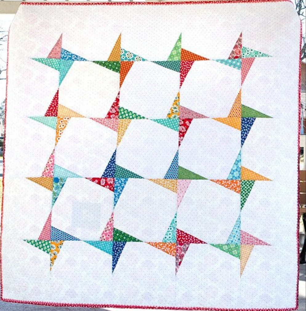 Foundation Paper Pad, 12-INCH Sparkle Star Quilt Block