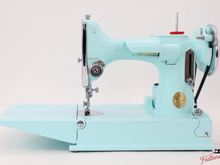 Load image into Gallery viewer, Singer Featherweight 221, AE213*** - Fully Restored in Snowflake Blue