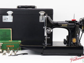 Load image into Gallery viewer, Singer Featherweight 221 Sewing Machine, Centennial: AK117***