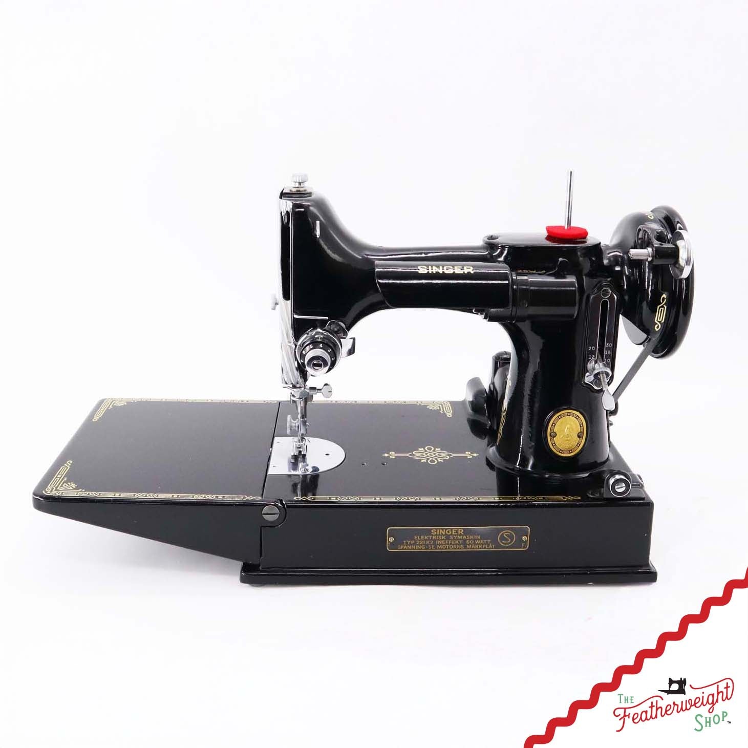 Singer Featherweight Swedish 221K Sewing Machine, EH2399**