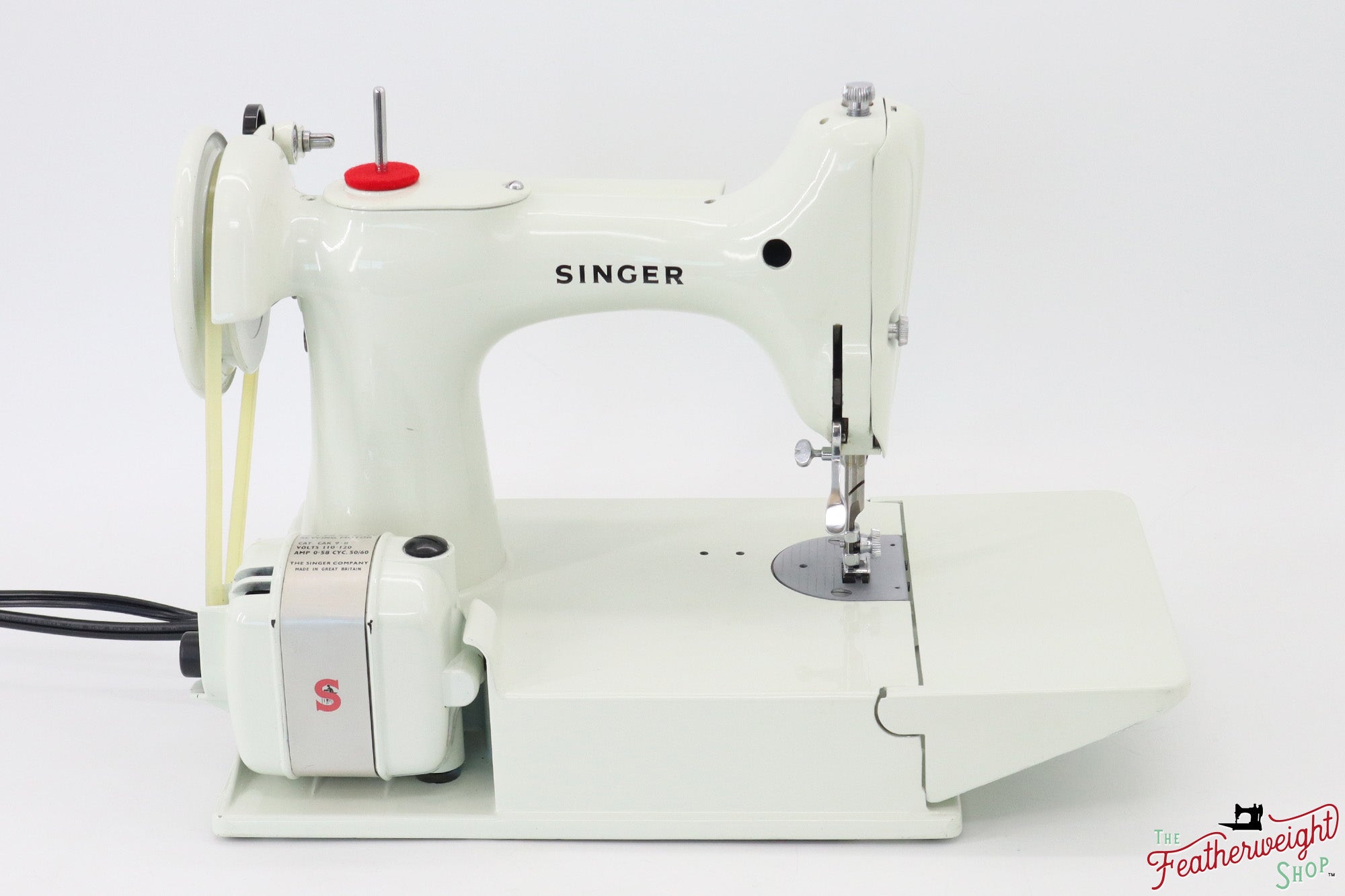 Singer Featherweight 221 Sewing Machine, WHITE - EV978***