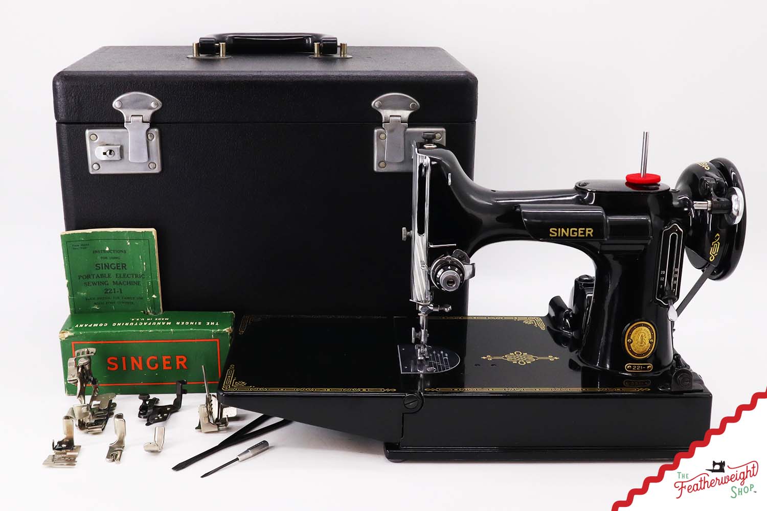 Singer Featherweight 221 Sewing Machine, AL549*** - 1953