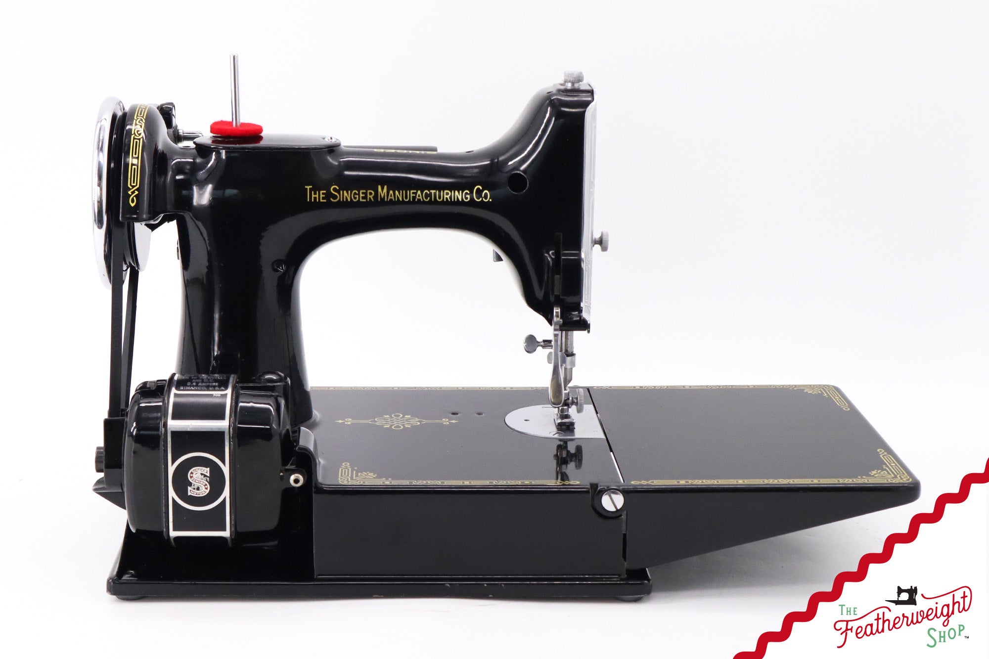 Singer Featherweight Top Decal 221 Sewing Machine, AF3859** - SCARCE
