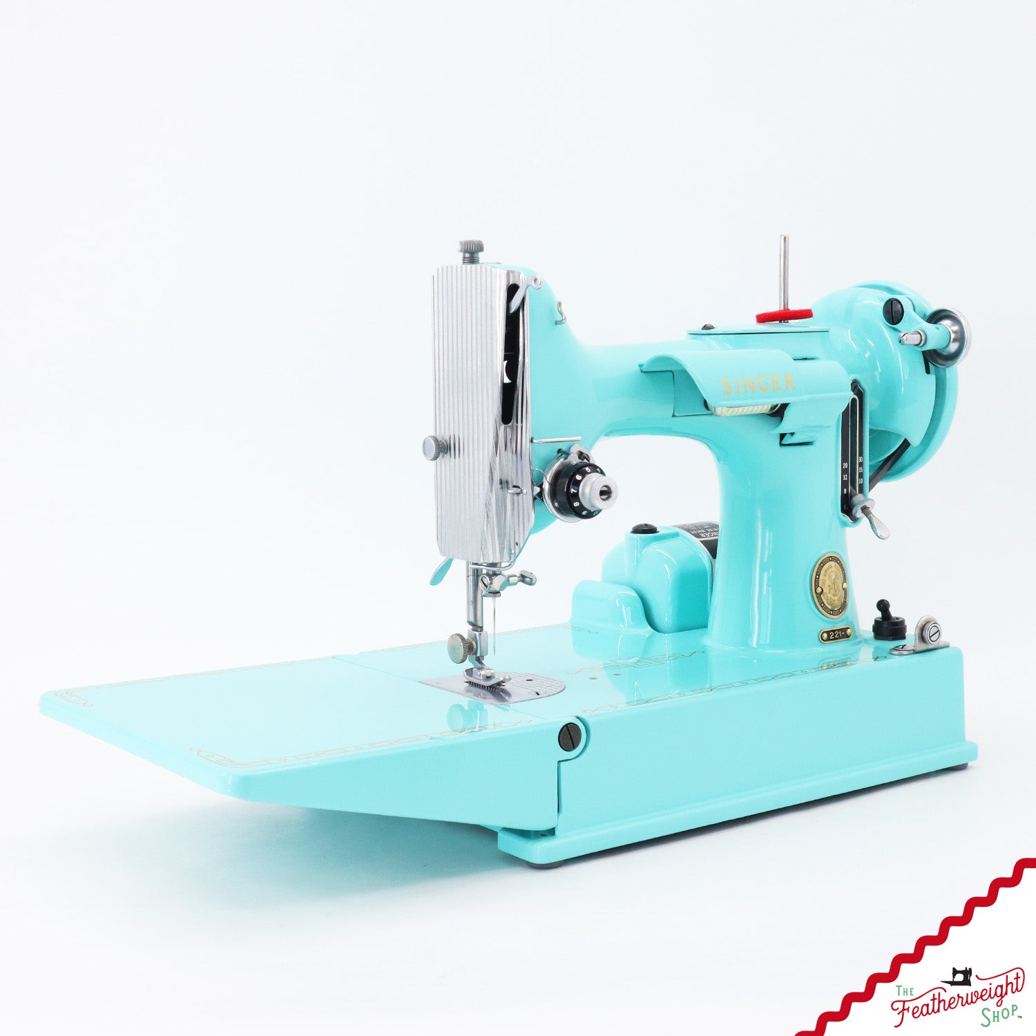 Singer Featherweight 221, AM781*** - Fully Restored in Tiffany Blue