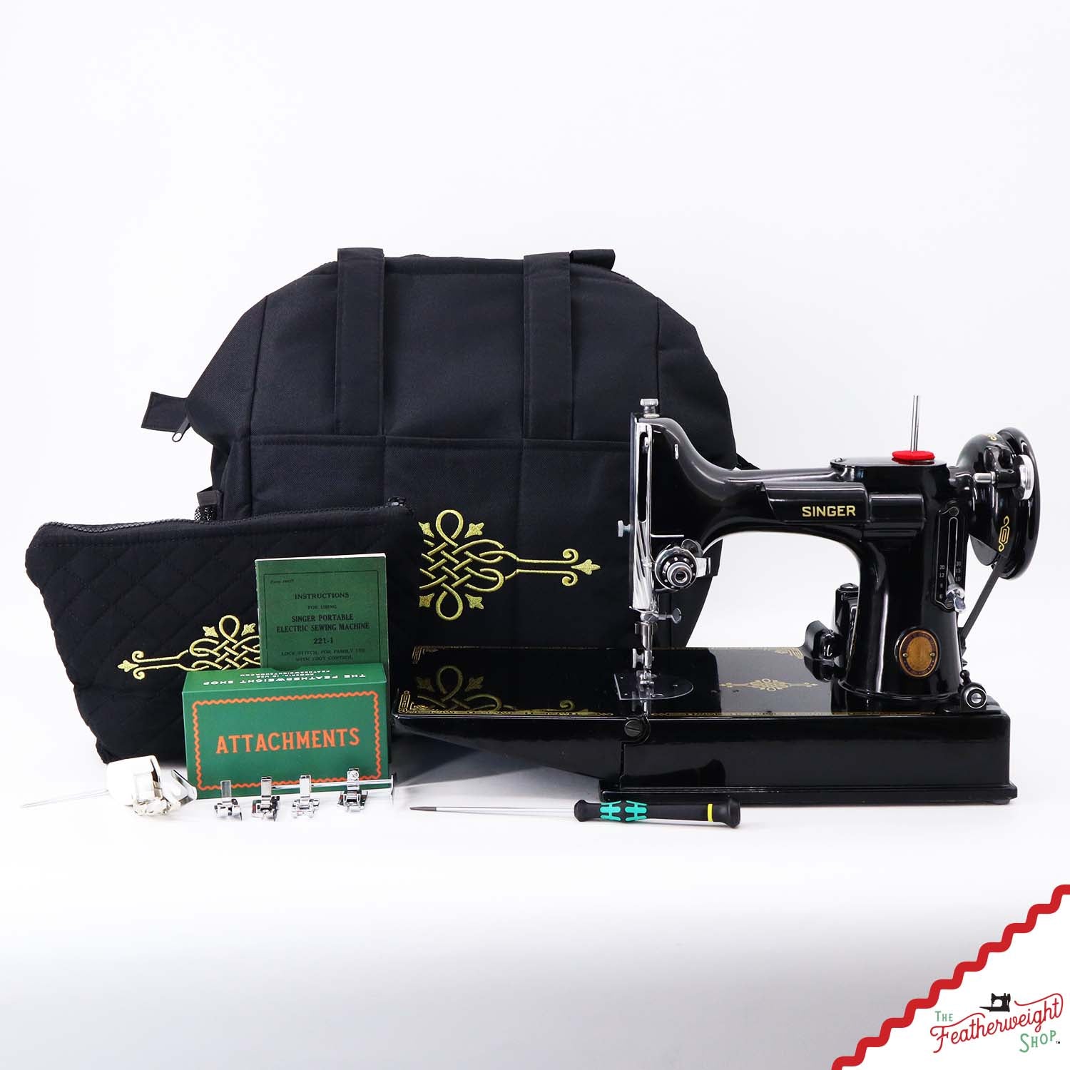 Singer Featherweight 221 Sewing Machine, Centennial: AK076*** - Quilter's Special!