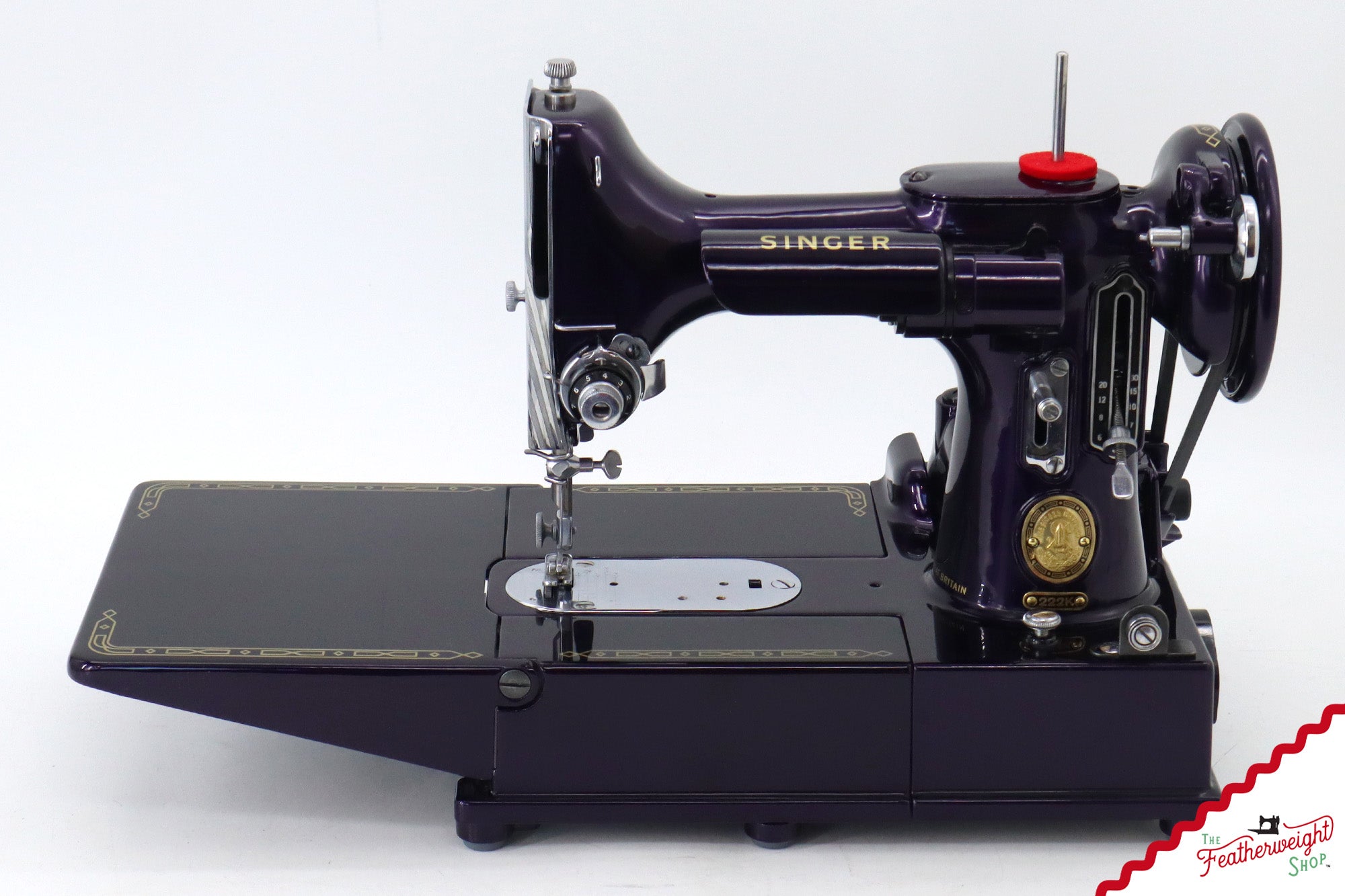 Singer Featherweight 222K - EJ91365* - Fully Restored in Black Iris