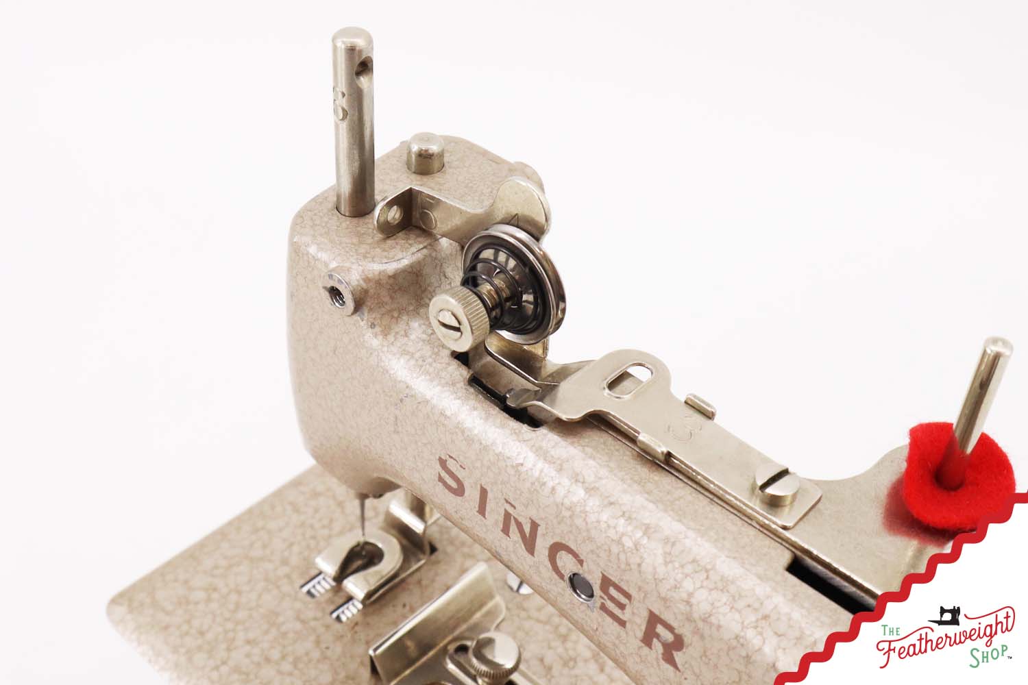 Singer Sewhandy Model 20 - Hammered Wispy Mauve - RARE, Complete Set - Holiday Faire 2025