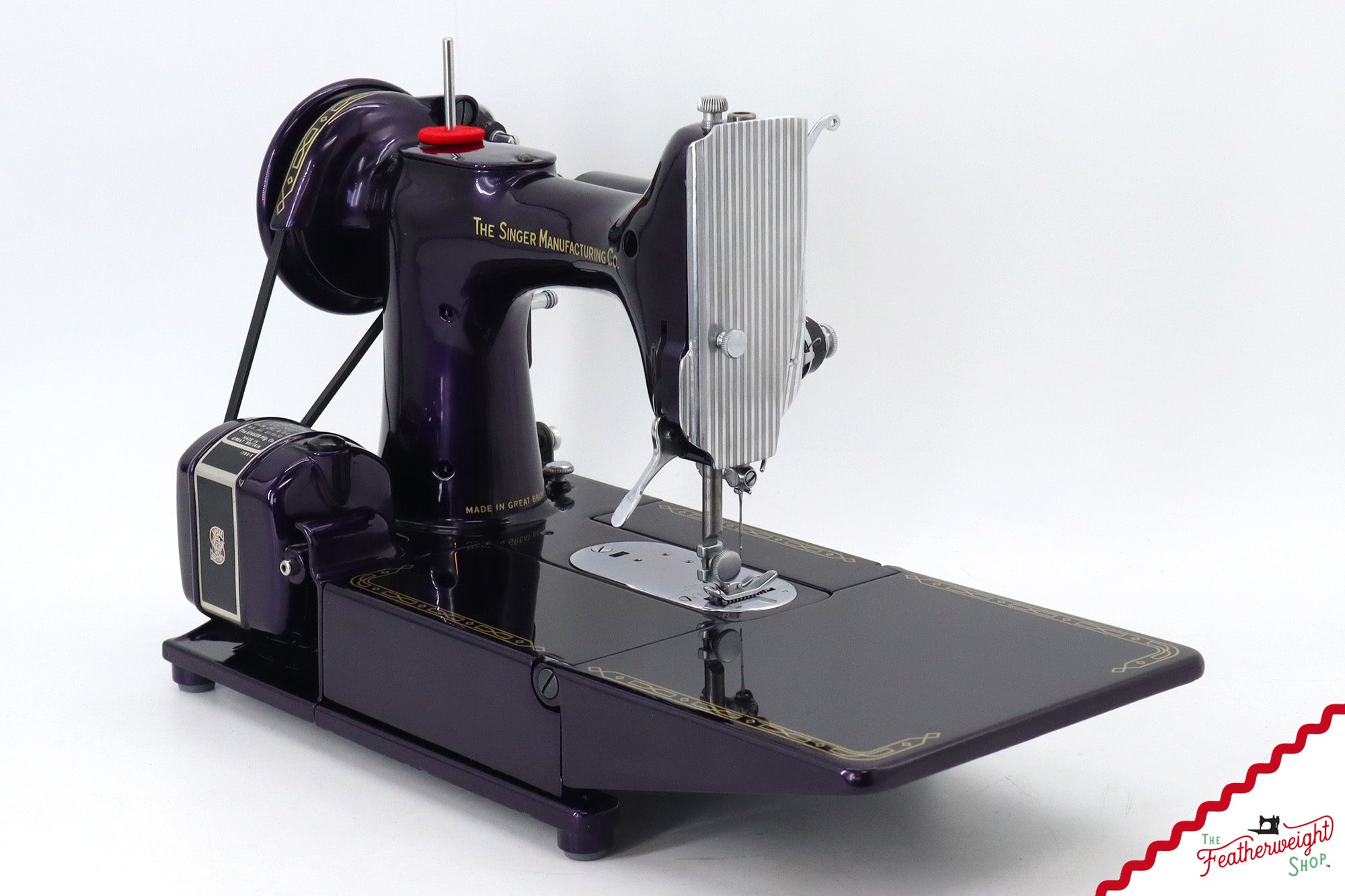 Singer Featherweight 222K - EJ91365* - Fully Restored in Black Iris