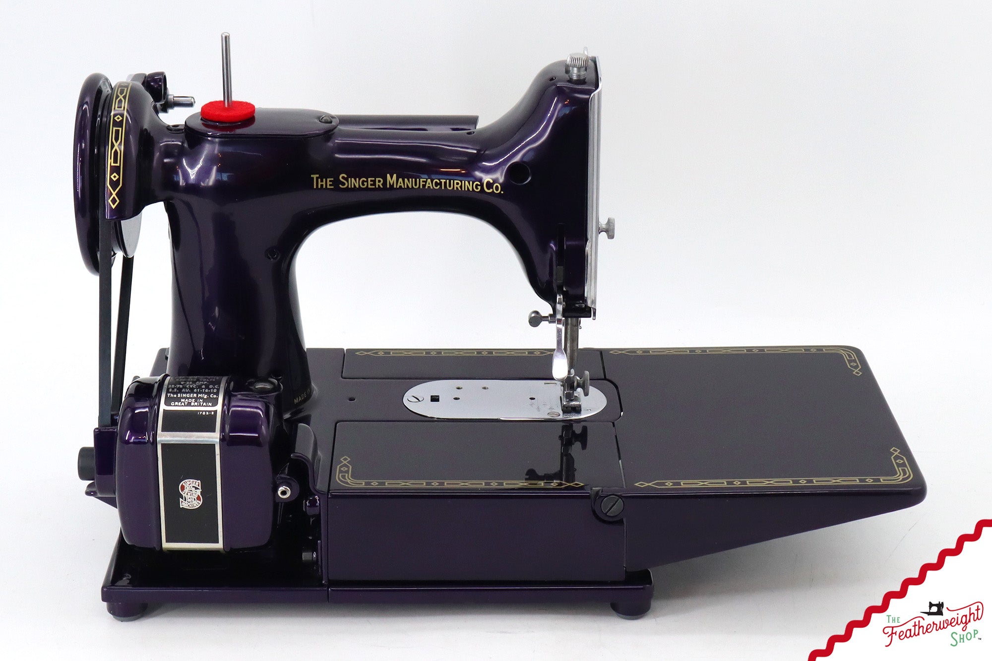 Singer Featherweight 222K - EJ91365* - Fully Restored in Black Iris